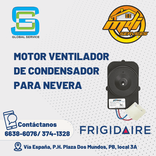 MOTOR VENTILADOR CONDESANDOR NEVERA FRIGIDAIRE 297279500